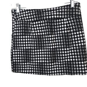 Zac & Rachel Black White Pull-On Skort Stretch Summer Golf Pickleball Tennis 10P